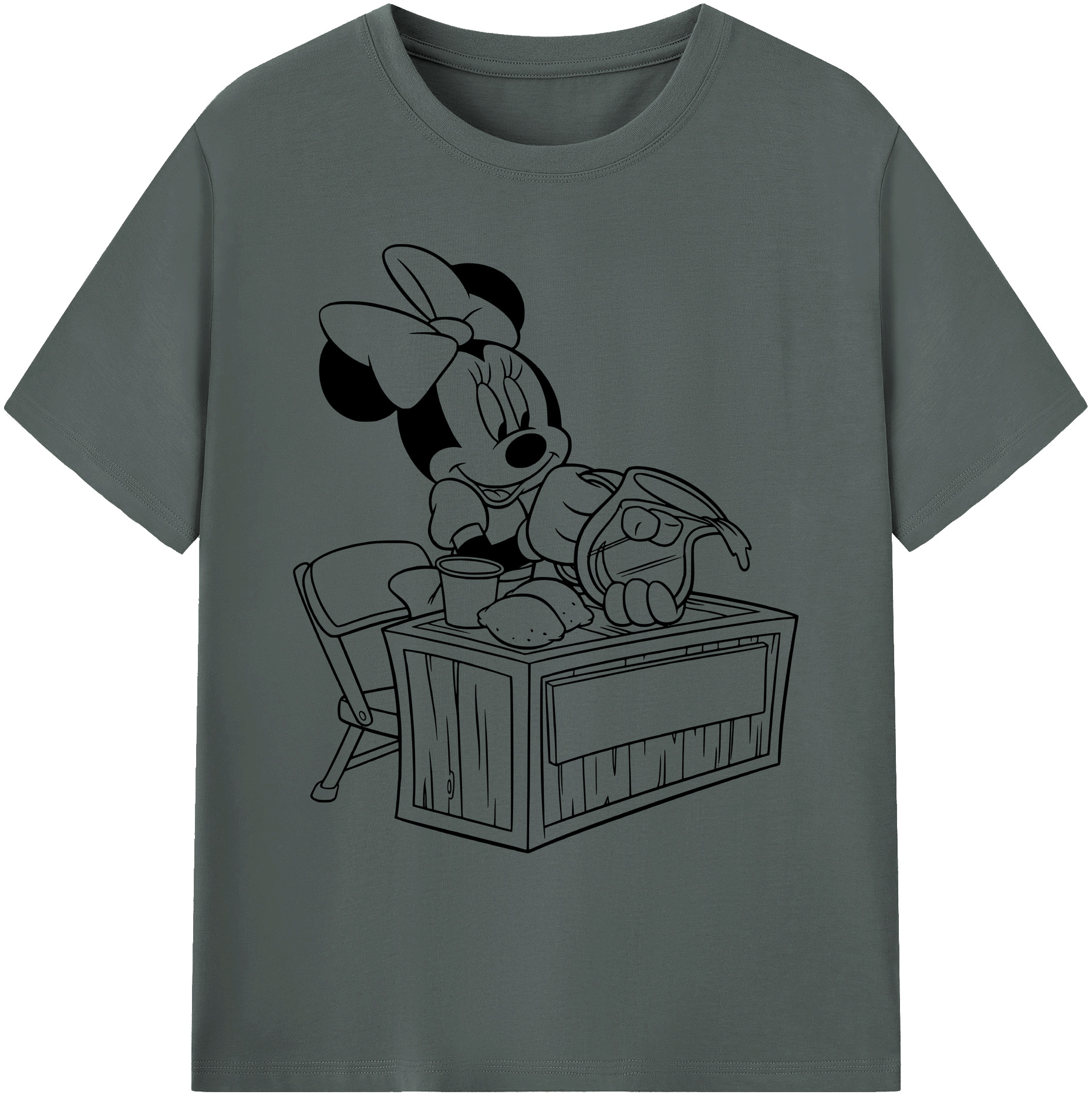 ミッキーマウス Mickey Mouse 綿100％ メンズ半袖Tシャツ｜肌触りやわらか＆通気性